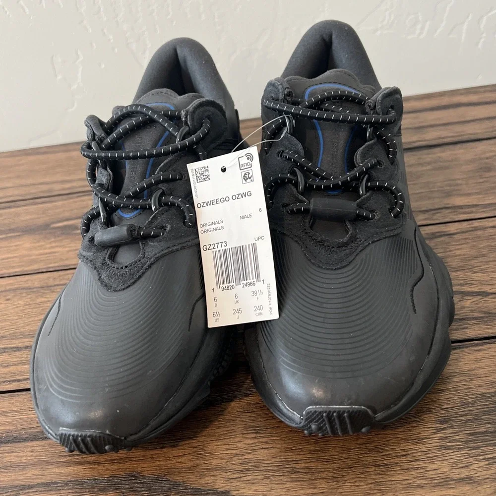 Adidas Originals Ozweego Ozwg Mens Size 6.5 Lifestyle Shoes Black GZ2773